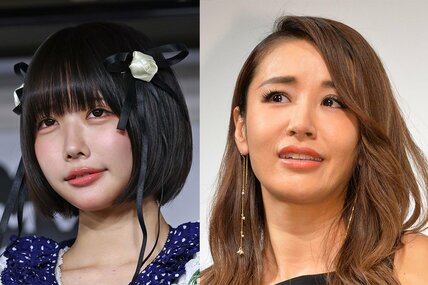 あのちゃん(左)と鈴木紗理奈