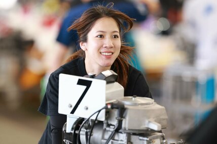 初日は1、5着だった実森美祐